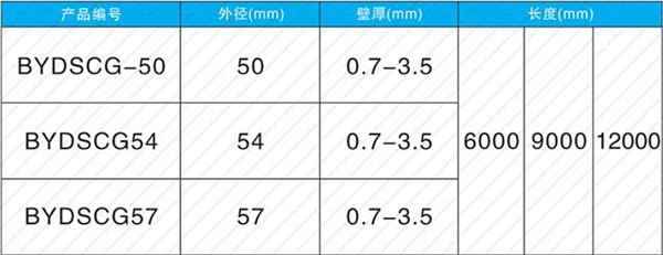 滨州钳压式声测管产品规格尺寸